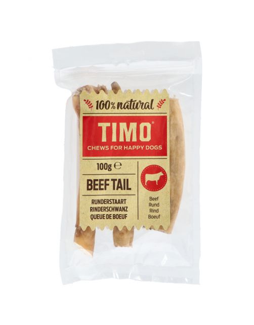 Timo Runderstaart - Hondensnacks - Rund 100 g Bruin