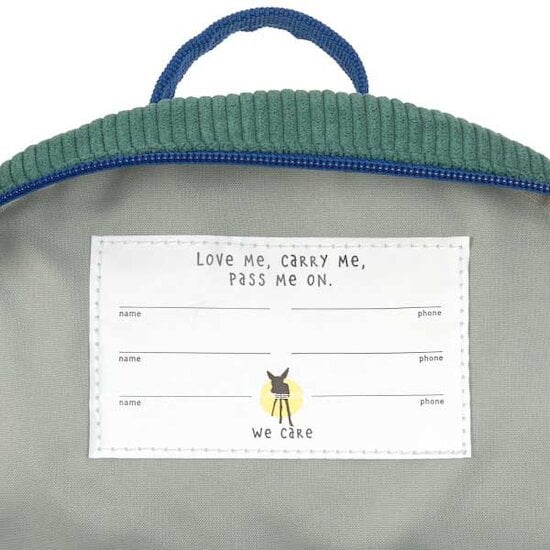 Sac à Dos Tiny Velours   Fun Vert        de               Lässig