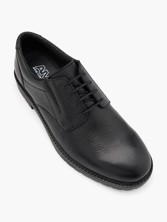 AM SHOE Businessschuh Schwarz
