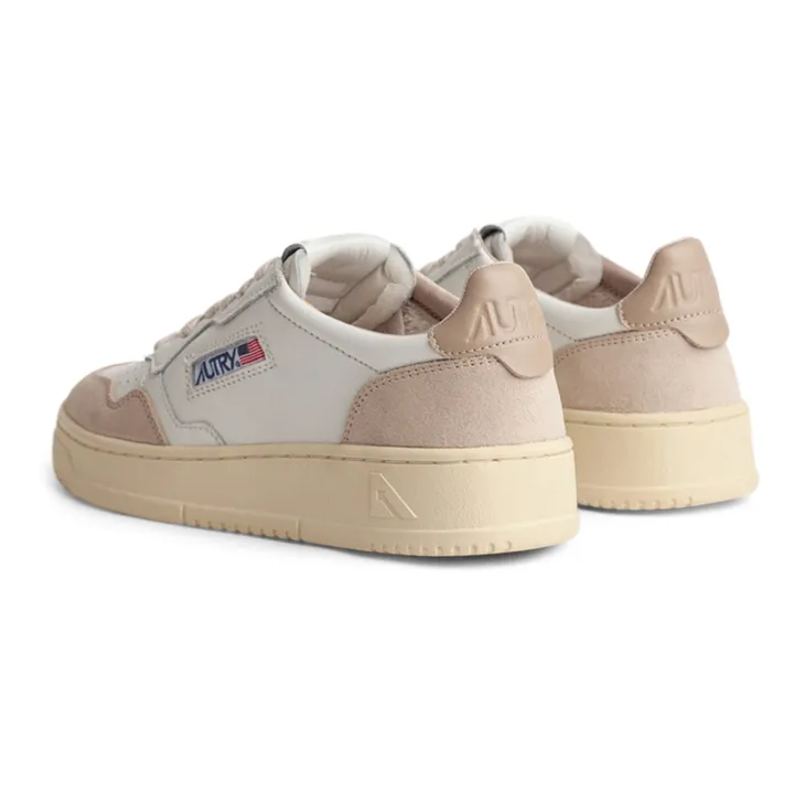Autry Baskets Medalist Low Cuir/Suède | Beige