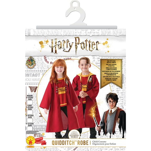 Déguisement Harry Potter Quidditch Top + Cape Taille M