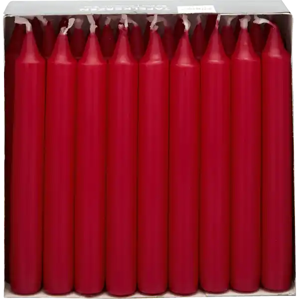 Tafelkerzen 175 / 21 rot