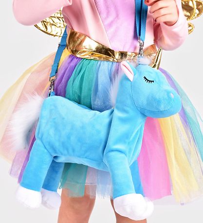 Den Goda Fen Tasche - Einhorn - Blau