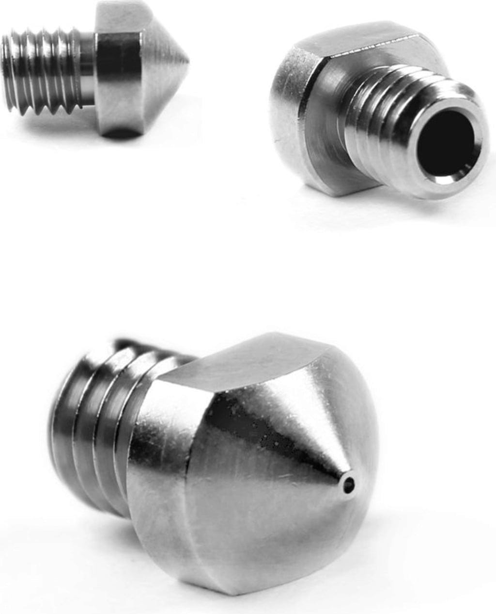 Micro-Swiss  Düse beschichtet M6 1,75mm für Robo 3D & Hexagon Hotend, 0,5 mm    Harte und verschleißfeste Düsen für Robo 3D & Hexagon Hotend