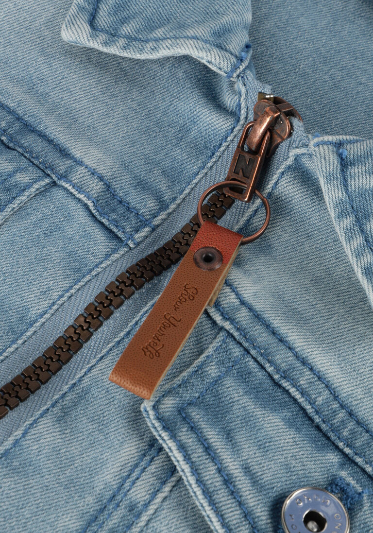 NONO lichtblauwe nono spijkerjas donna denim jacket with zipper