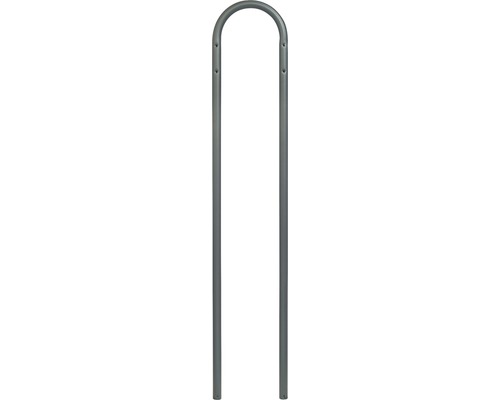 MEFA stand 22, gepoedercoat staal, BxHxD 390/1210/50 mm, basaltgrijs RAL 7012 structuurlak