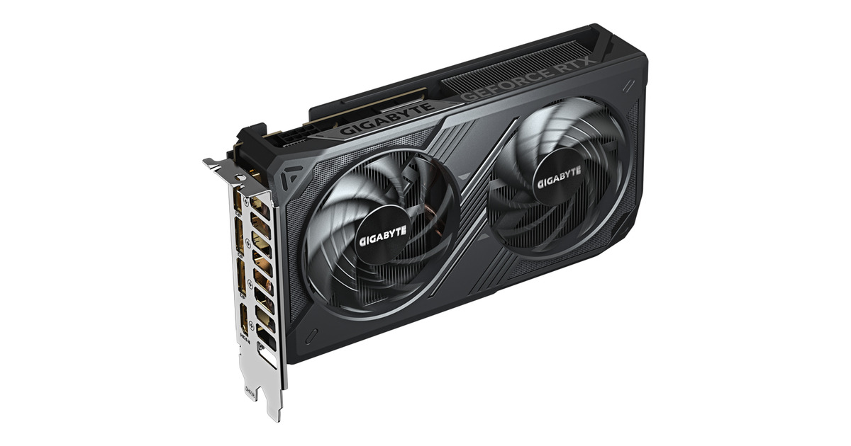 GIGABYTEGeForce RTX 5060 WINDFORCE OC 8G grafische kaart  (3x DisplayPort, 1x HDMI, DLSS 4)