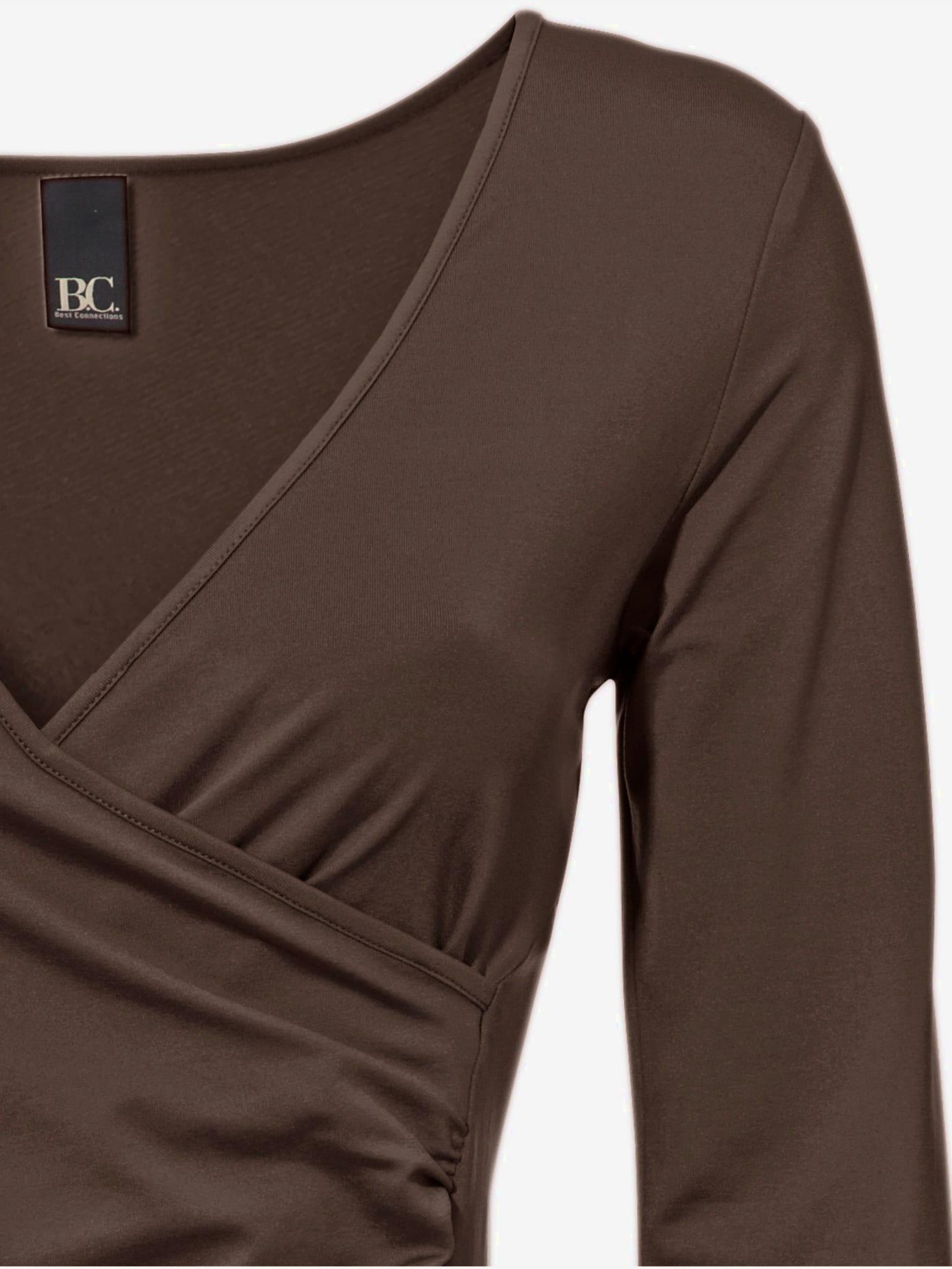 T-shirt cache-cœur effet cache-cœur tendance