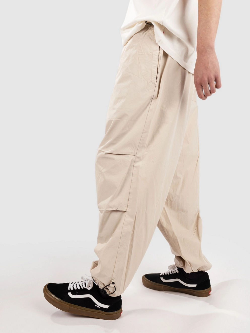 Urban Classics Popline Parachute Pants wetsand