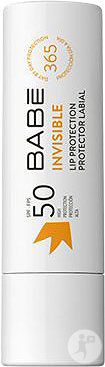 Laboratorios Babé Protecteur Solaire Invisible Pour Les Lèvres IP50 Stick 4g