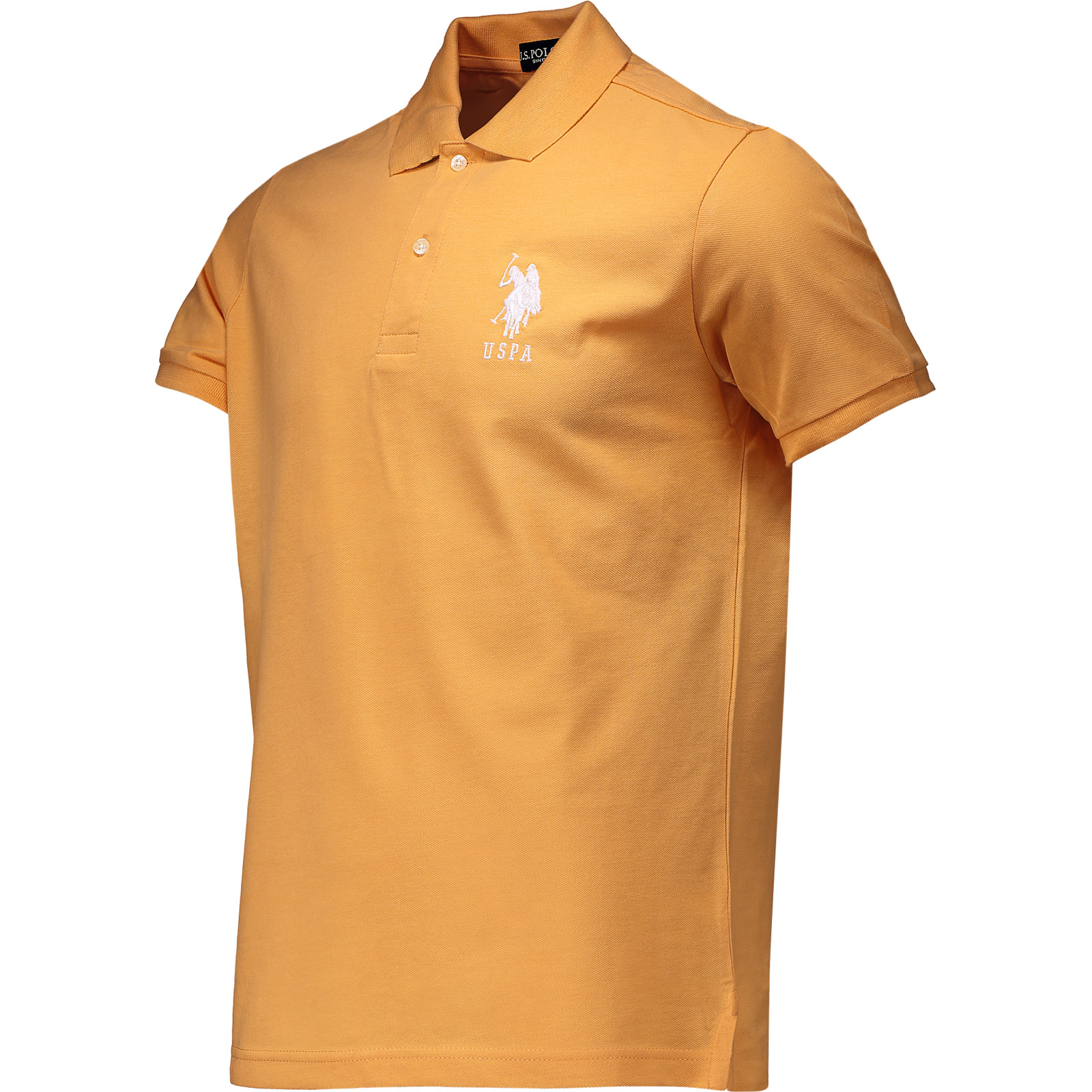 U.S. Polo Assn. Herren-Poloshirt Pique XXL, koralle