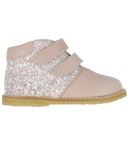 Angulus Lauflernschuh - Rosebud/Glitter