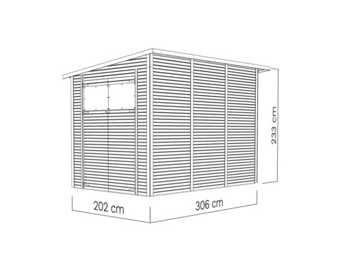 Bertilo Fineline Rhombus Profiel Moderne Tuinberging 4 335 x 231 cm Naturel