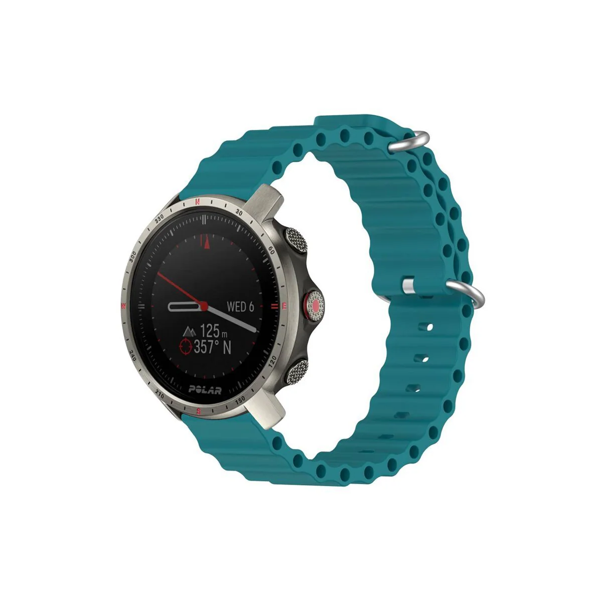 Ocean klokkereim for Polar Grit X Pro - Petrol