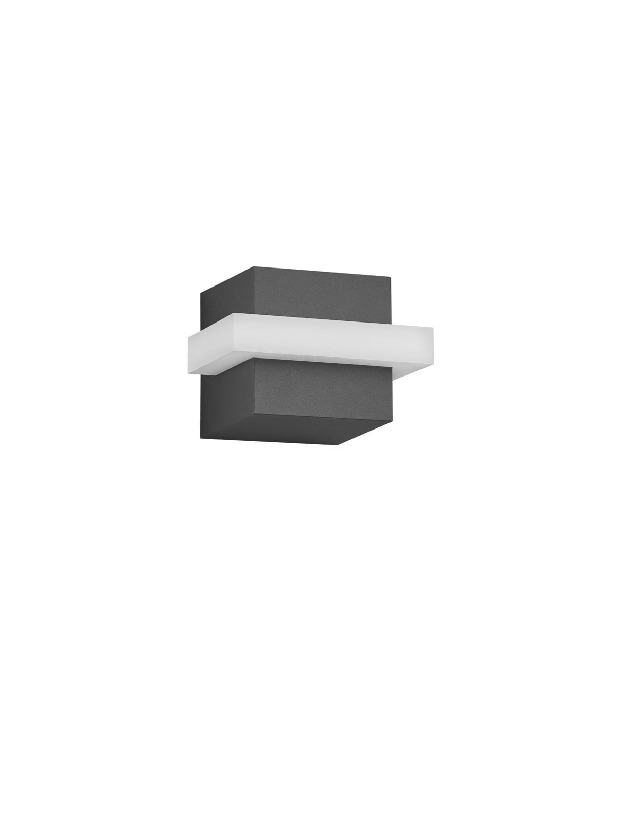 Mitchell Wandleuchte grau 273360142, B/H: 14/10 cm