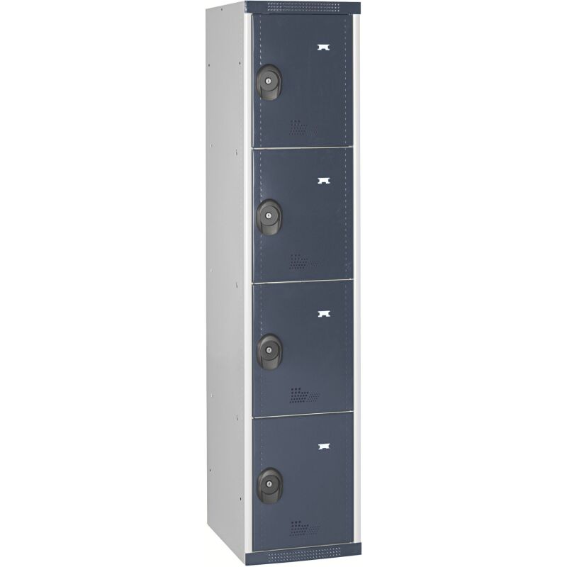 Vestiaire colonnes 4 cases monobloc
