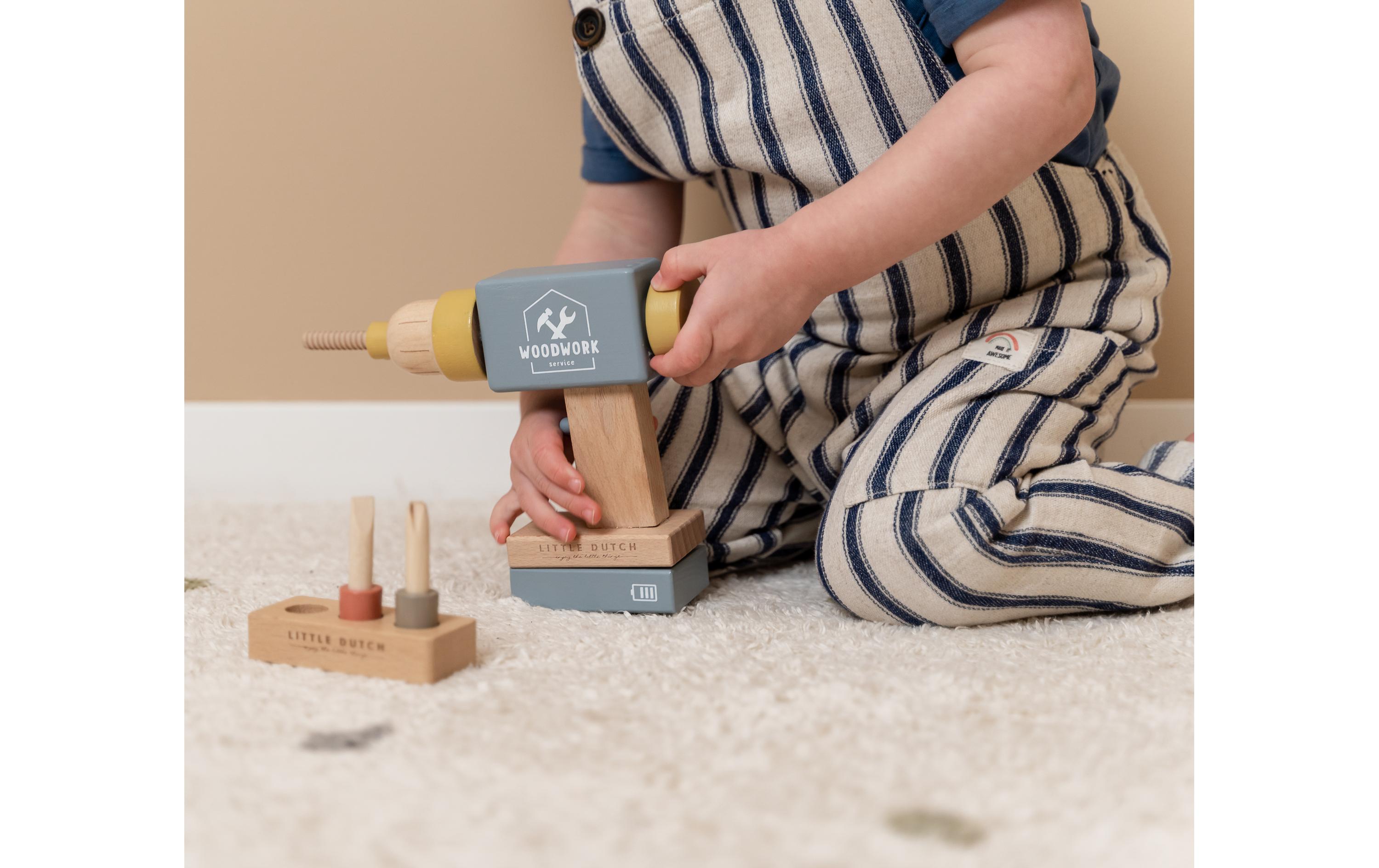 Bohrer HolzsetHolzspielzeug für kleine Handwerker