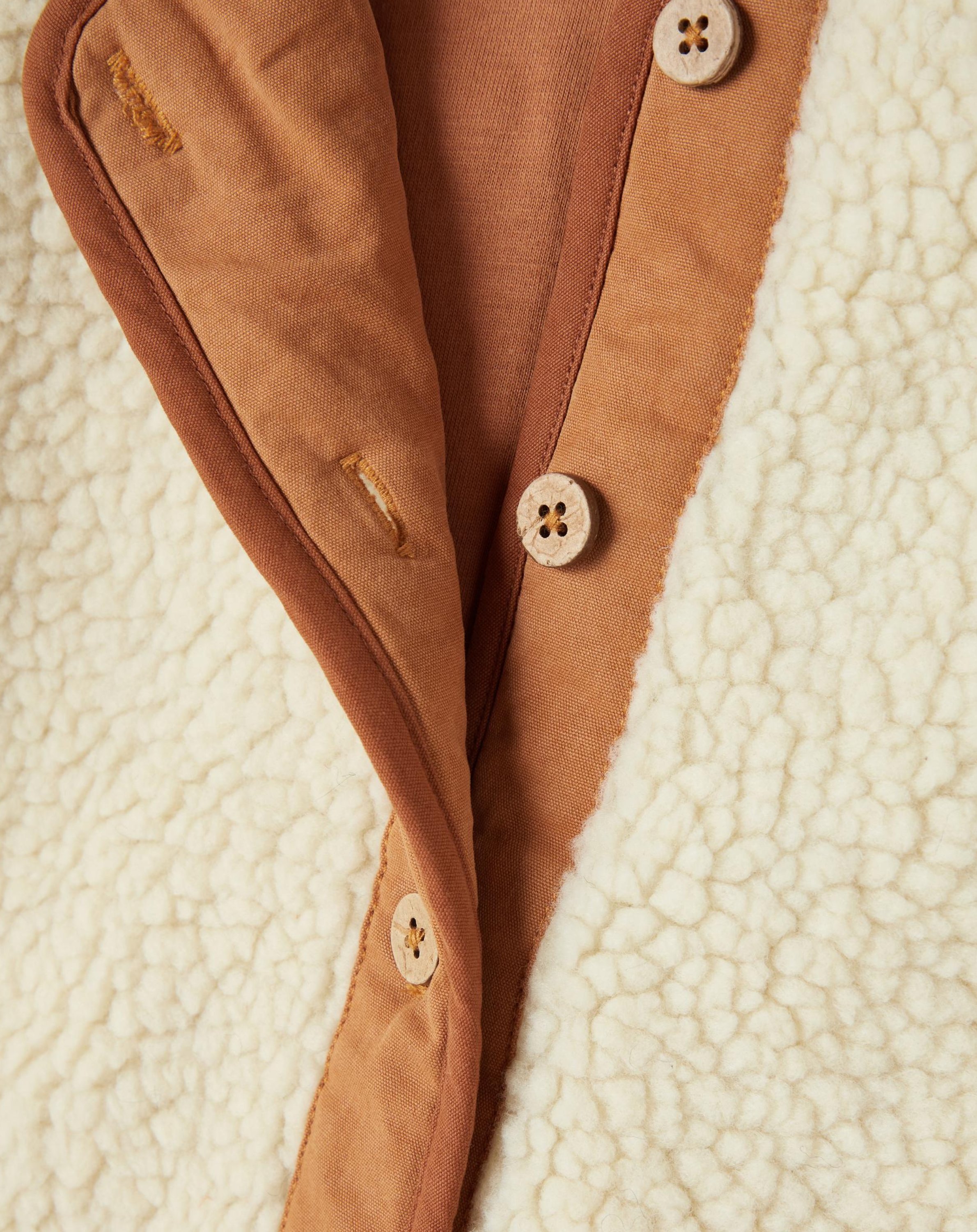 Teddy-Plüschjacke NMFDONNA SHERPA in peyote