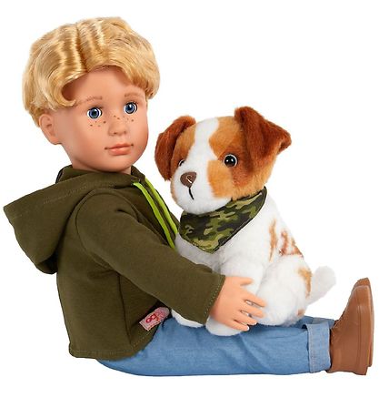 Our Generation Puppe - 46 cm - Elliot m. Hund