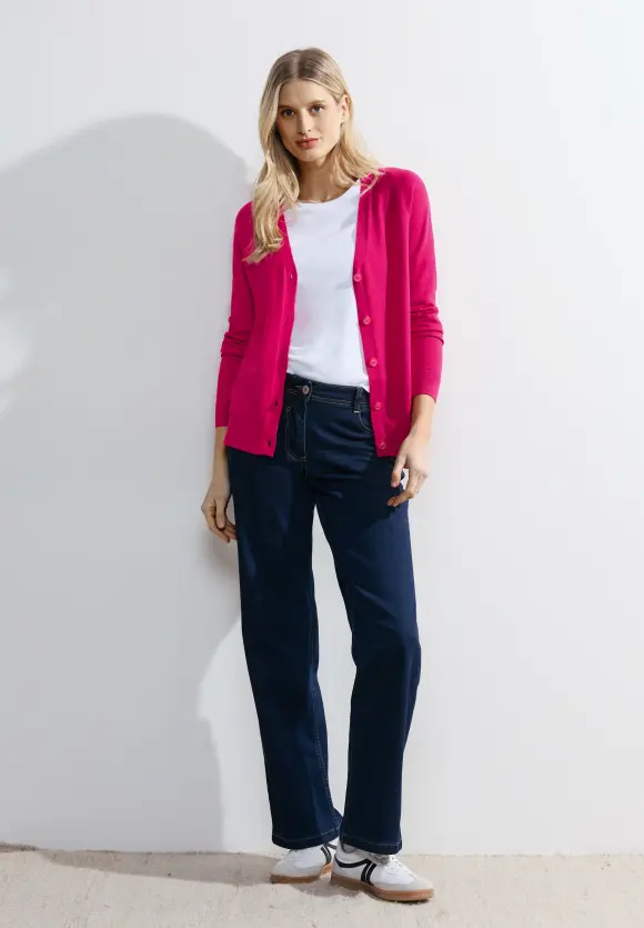 Strick Cardigan - pink sorbet