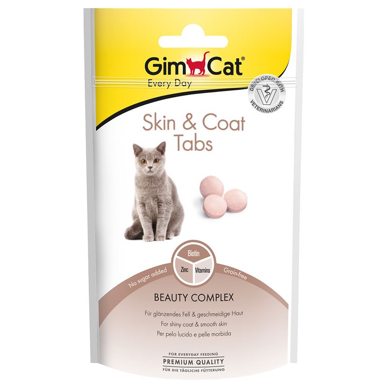 GimCat Skin & Coat Tabs pour chat