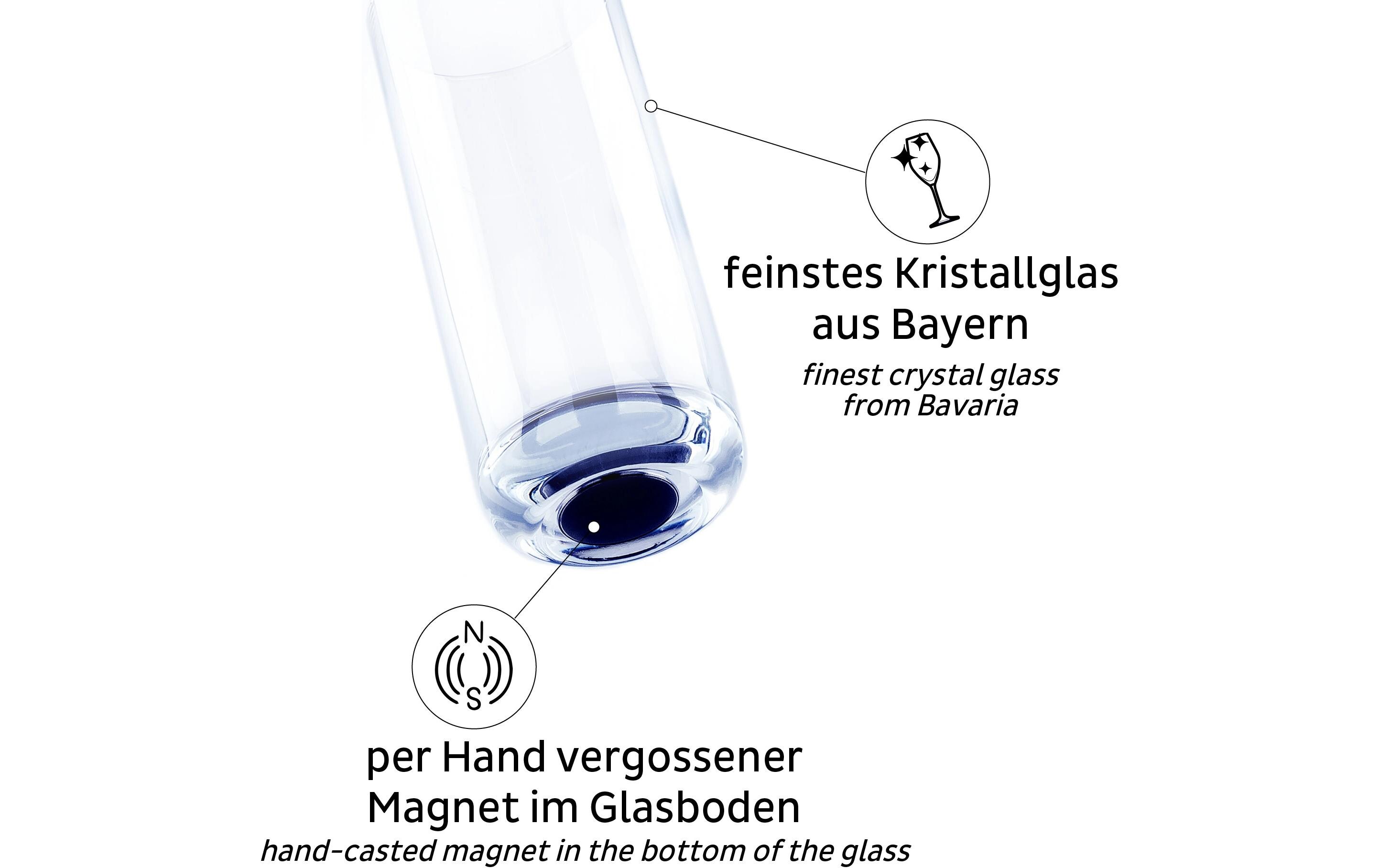 Magnet-KristallgläserOutdoor Longdrink-Glas