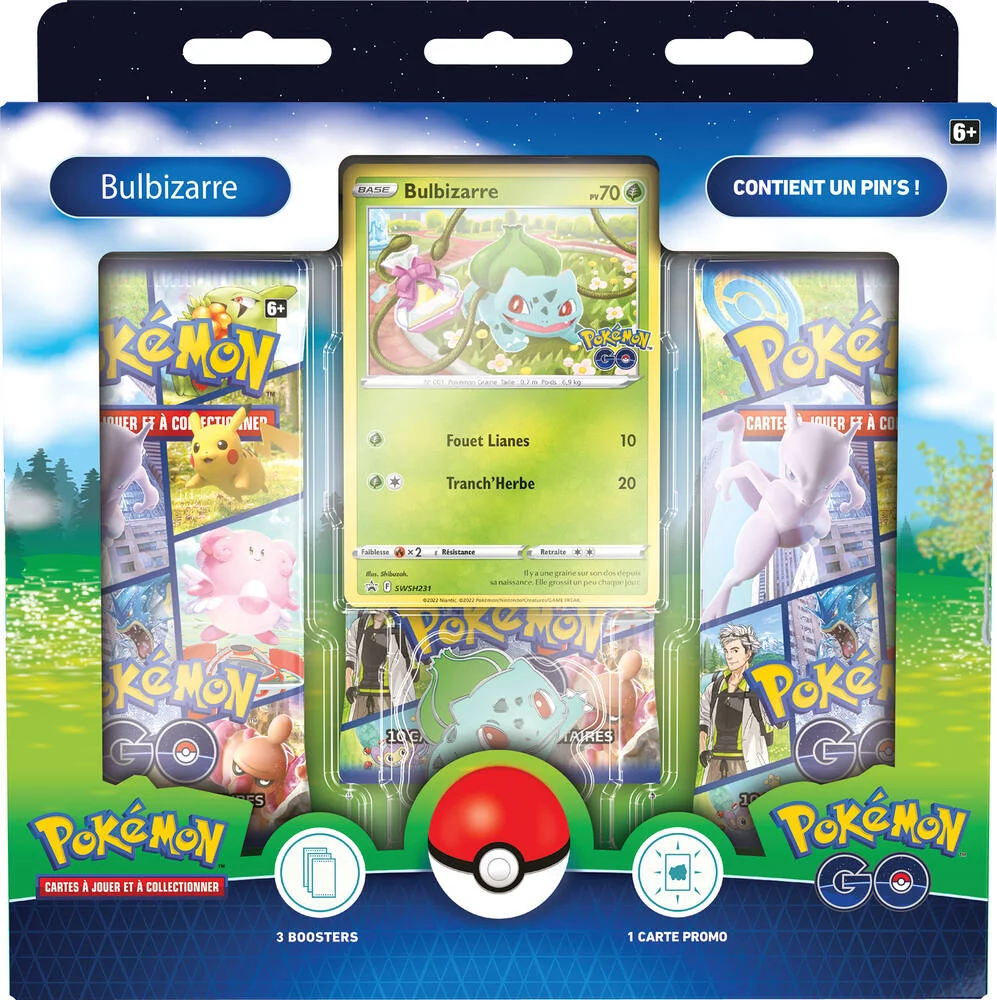 POKEMON - CARTE A COLLECTIONNER - COFFRET PIN'S