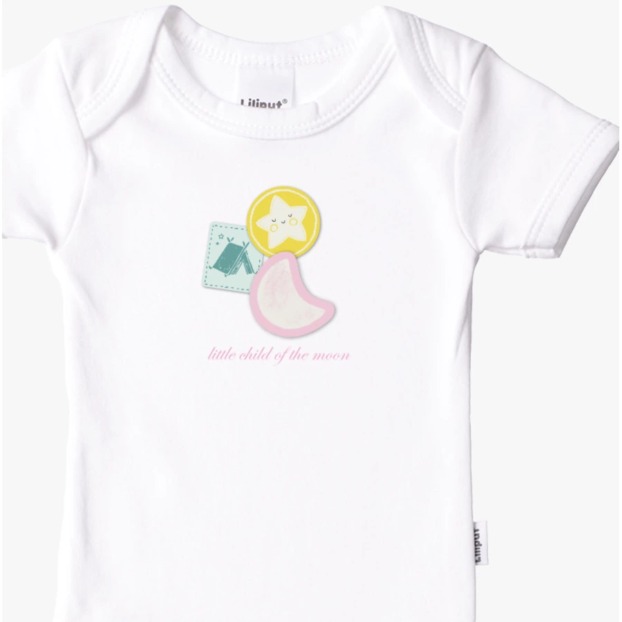 Liliput Kurzarm-Bodys 2-er Set rosa und weiß