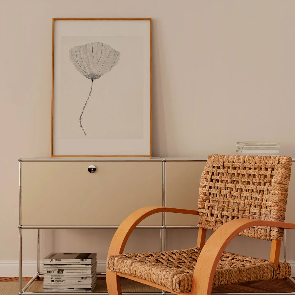 Poster & Frame  Poppy plakat, creme - 50x70 cm