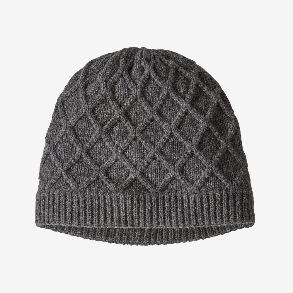 Damen-Strickmütze mit Wabenmuster