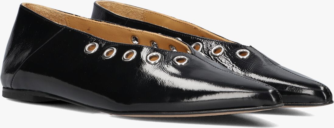 zwarte toral ballerina's miranda