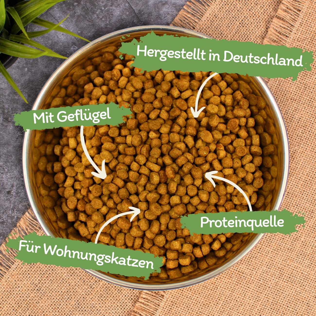 Lyra Pet Lecker.Pet Balu's Indoor Geflügel Katzenfutter Trockenfutter Vollnahrung 2,5 kg