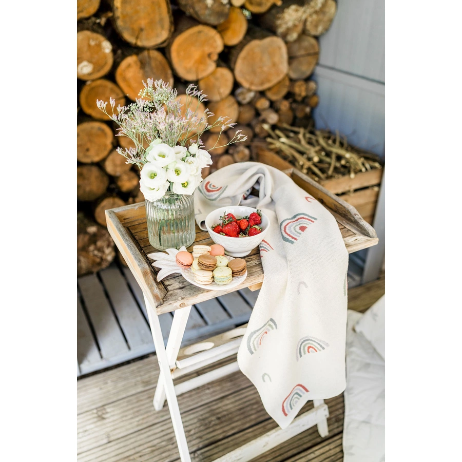 KINDSGUT Kinderdecke Regenbogen