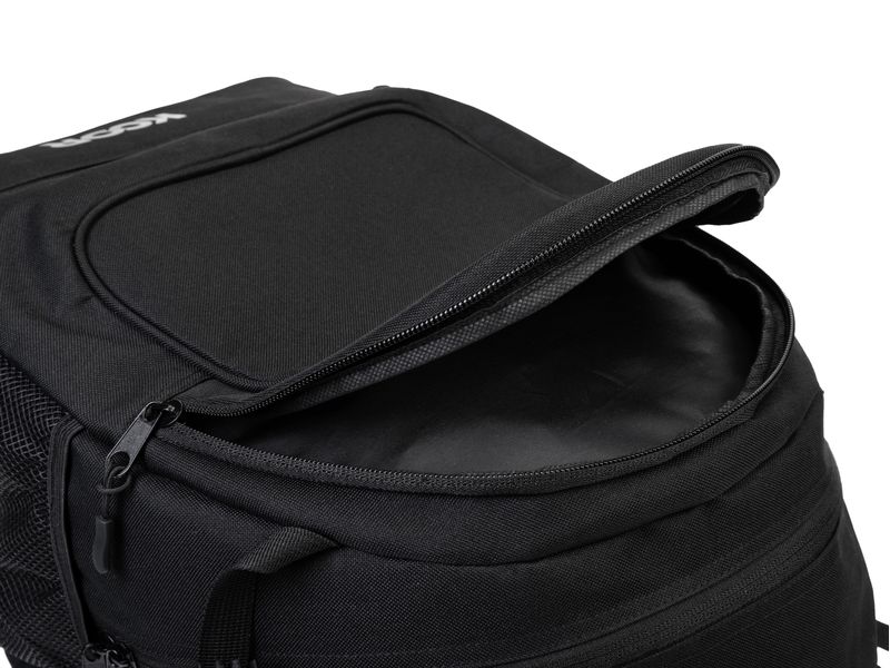 KOOR Rucksack 30 l, Schwarz Sportrucksack mit Ballnetz