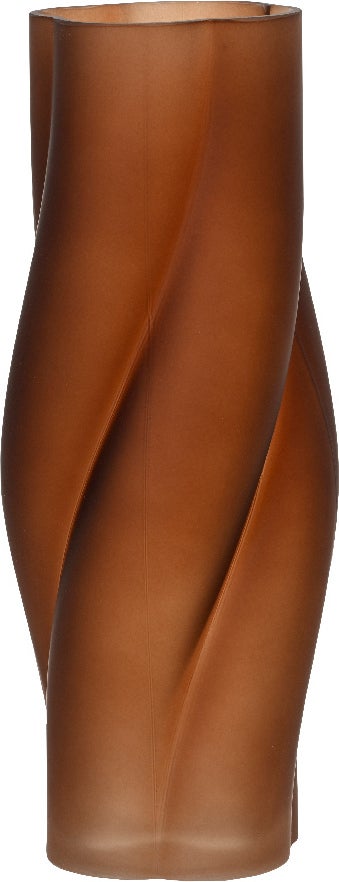 Decoris vaas bruin D 11,5 H 30 cm