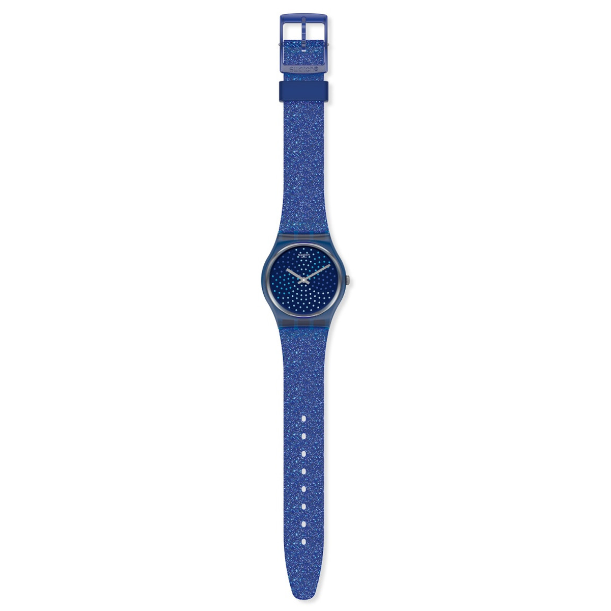 Montre Swatch femme plastique et silicone bleu