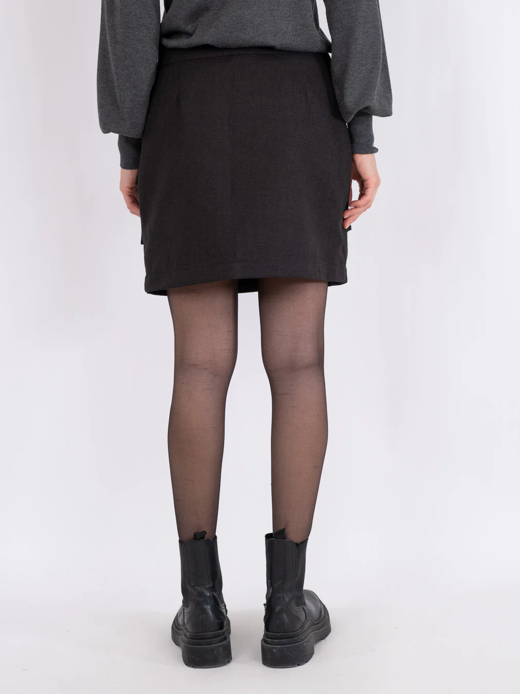 Neo Noir  Janet Structure nederdel - sort