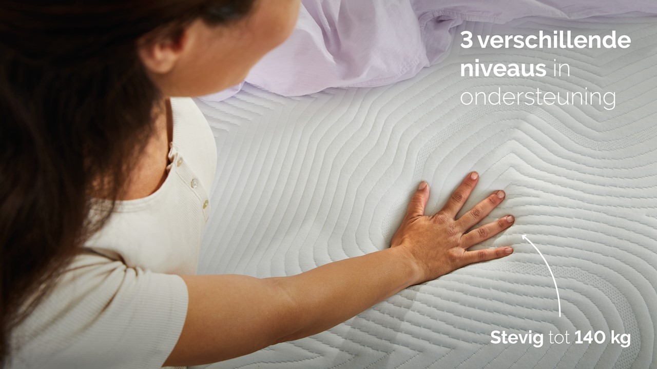 B Bright Silver Coolmax 200, 300 en 400 matras roze
