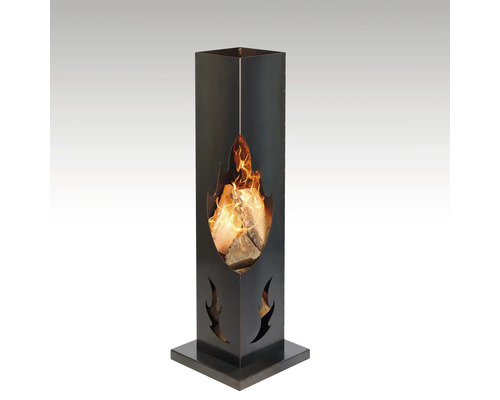 Wilk Flame vuurschaal, staal, zwart