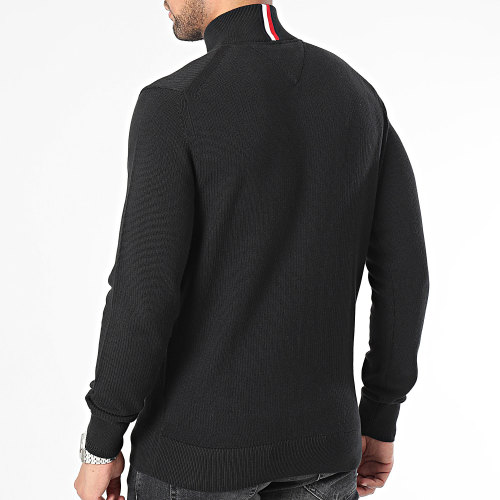 Gilet Zippé Chain Ridge Structure 3513 Noir