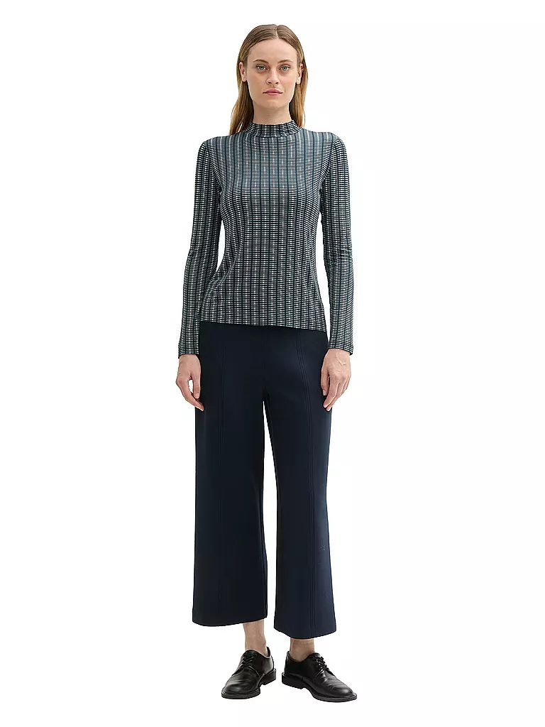 TOM TAILOR Langarmshirt dunkelblau