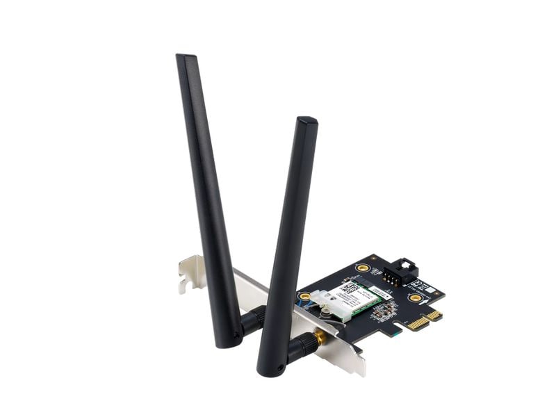 ASUS WLAN-AX PCIe Adapter PCE-BE6500 WiFi 7 PCI-E Adapter  6GHz, 4096-QAM, Bluetooth 5.4, WPA3