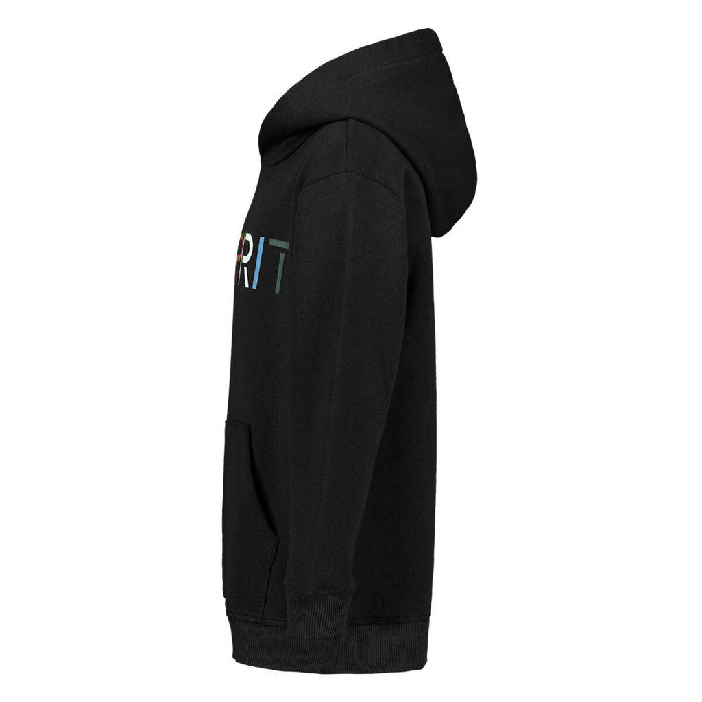 ESPRIT hoodie met logo zwart