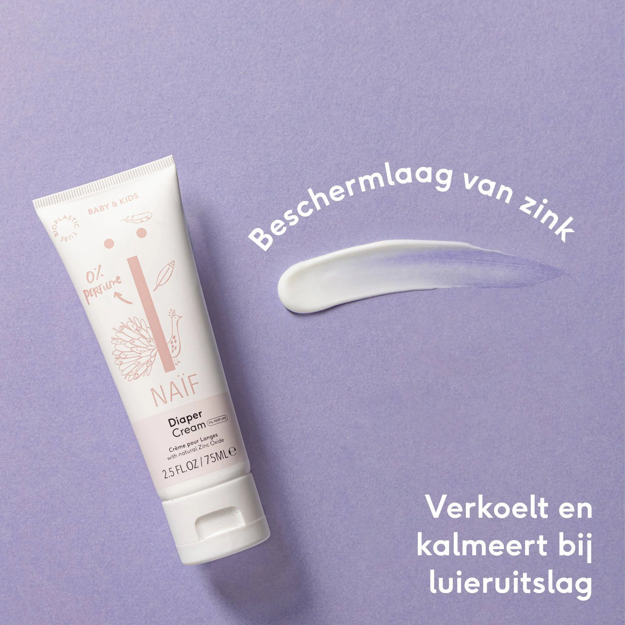 NAÏF billencrème parfumvrij voor baby & kids - 75 ml