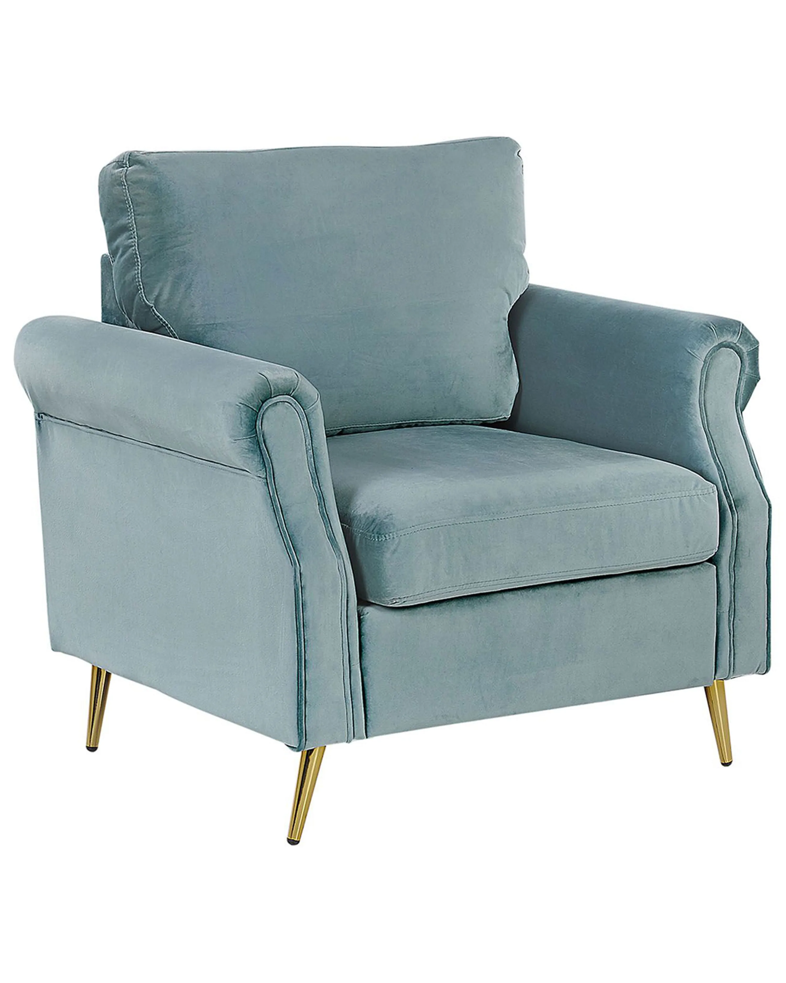 Fauteuil VIETAS Fluweel Mintgroen