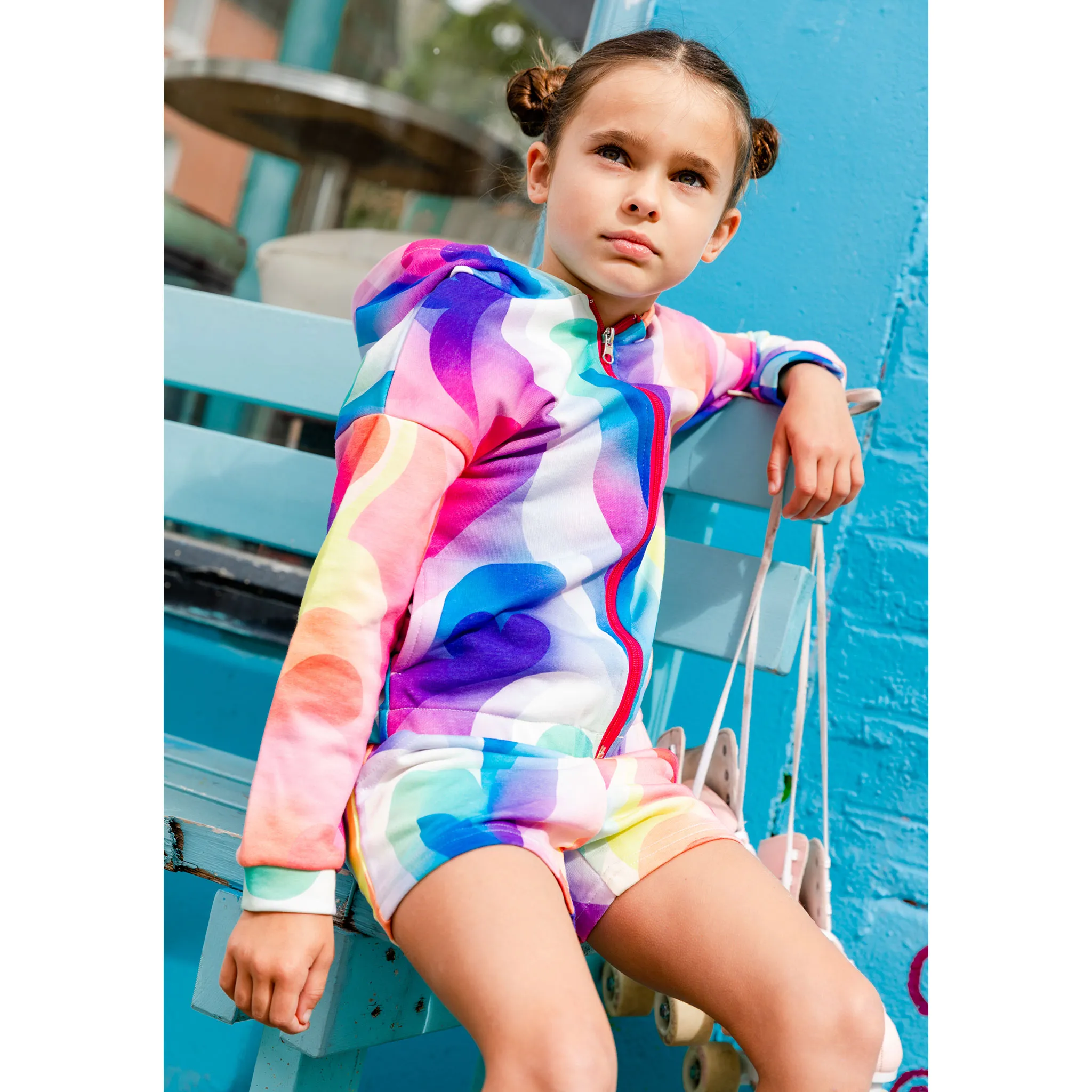 Deux par Deux Short Ouatée Copines 3-6ans