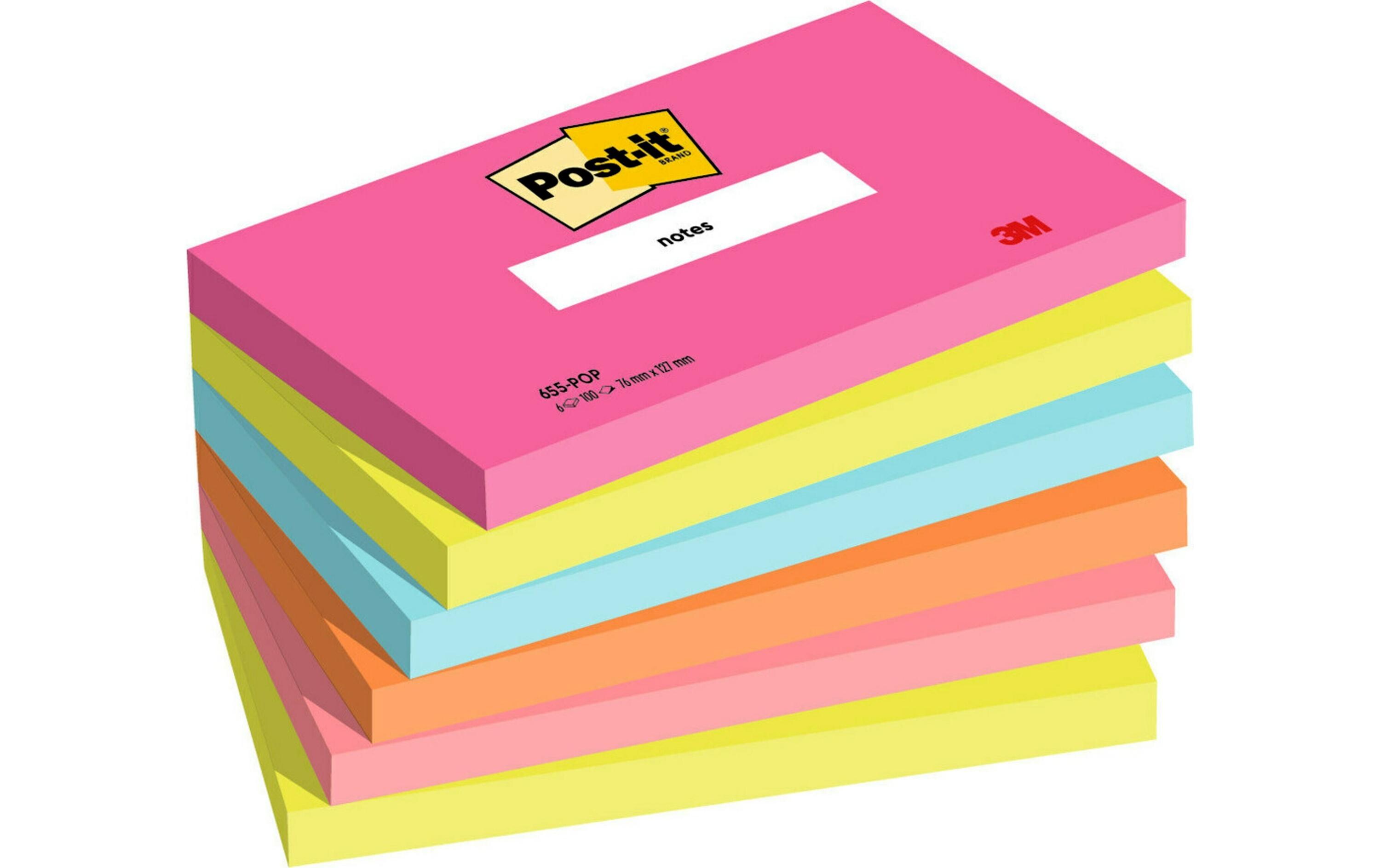 Notizzettel Poptimistic Collection 127 x 76 mmSuper Sticky Notes