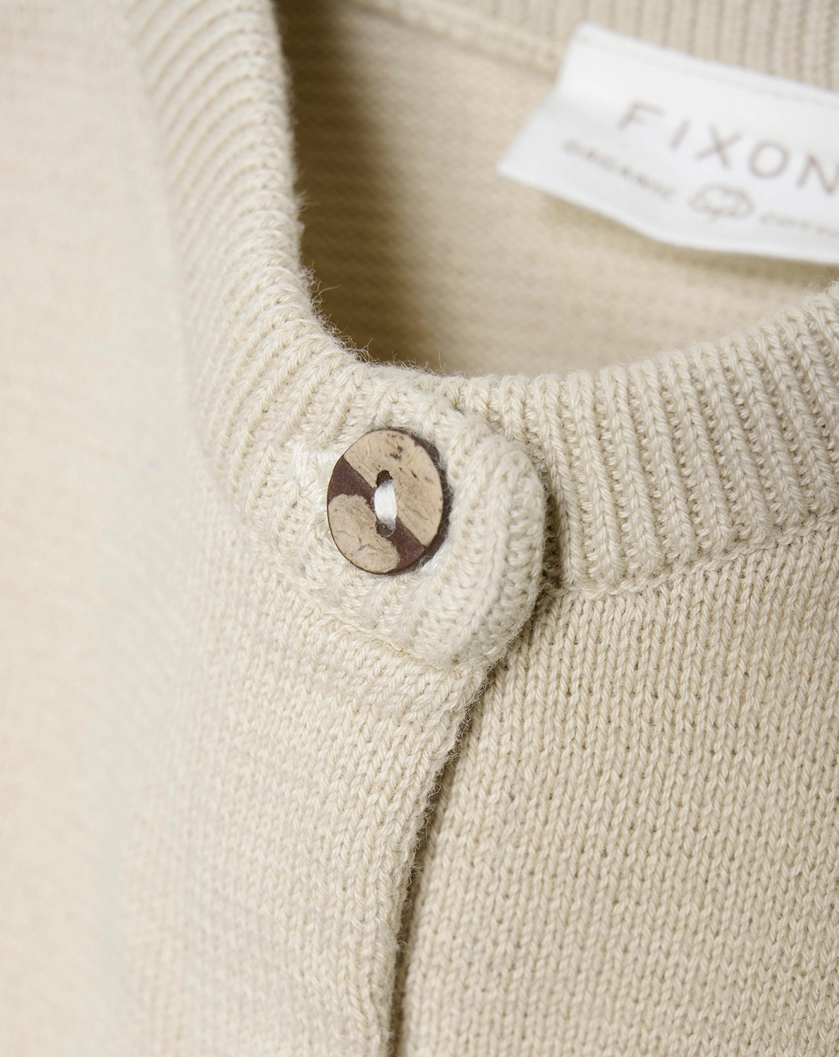 Strickjacke FINE in oatmeal