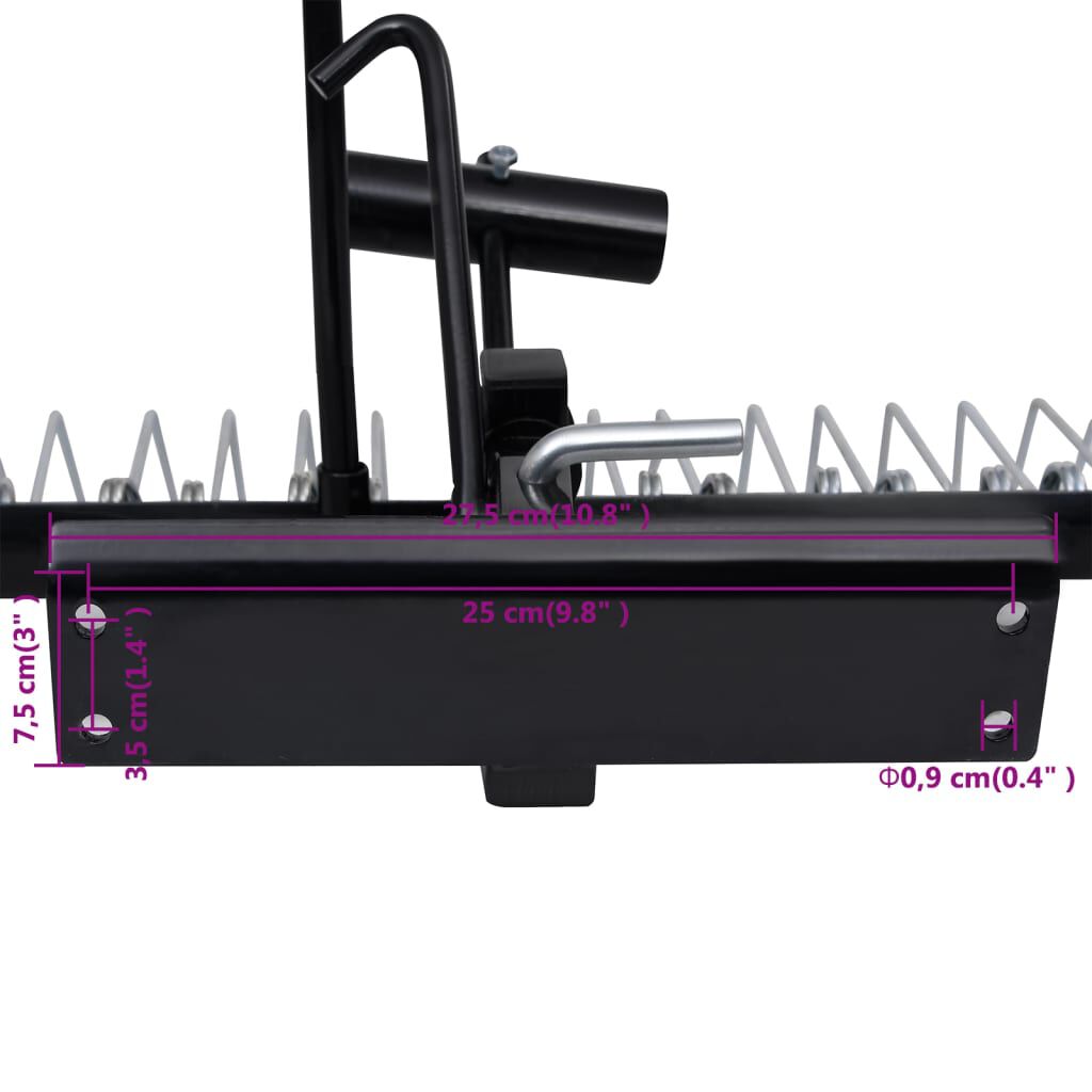 vidaXL Zitmaaier/Verticuteermachine, 109 cm