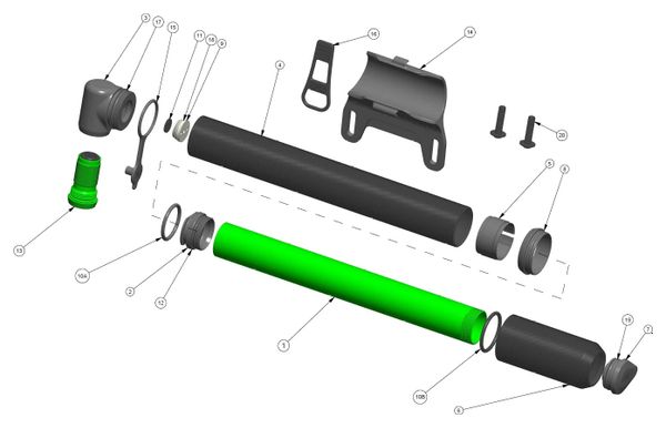 Sangle OneUp pour Pompe Explore (x3 Unités)